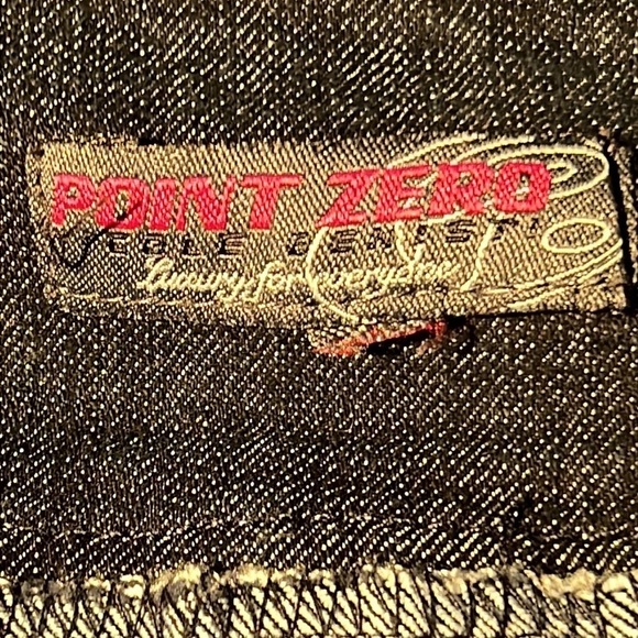 Point Zero Jean Mini Skirt Blue Size L - Picture 8 of 10